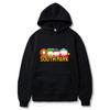 South Park Anime Pattern Hoodie Fashion Warm Coat Men's Autumn and Winter Season Hoodie Street Black Long Sleeve Hoodie