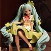 New Hatsune Miku Anime Figure Toys Flower Fairy MIKU 3 Kinds Kawaii Cartoon PVC Action Figurine Model Dolls Birthdays Gifts Kids