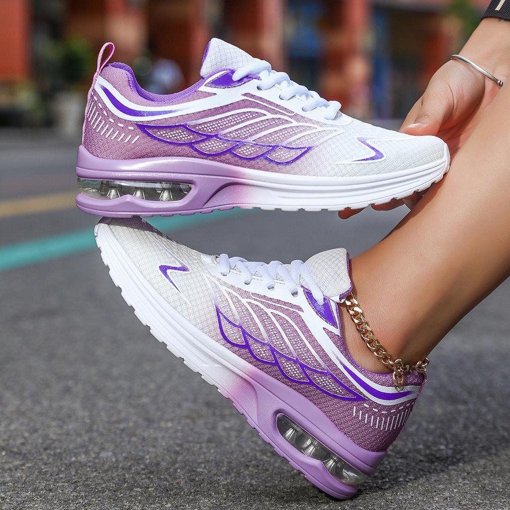 Spring and Autumn Mesh Breathable Pad Large Size Women's Shoes Light Leisure Sports Single Shoes Travel Shoes