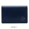 Business Card Holder Genuine Leather Patina Patina Made In Japan Cowhide Leather Navy [Orobianco] Men's ORS-071309