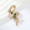 Vintage Rose Snake Brooches Artistic Snake Brooch Charm For Women And Men A Perfect Addition To Any Ensembles