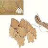 50pcs Christmas Tree Gift Tags, Gift Tags, Christmas Decorations, Christmas Supplies, Home Decorations, Paper Price Tags