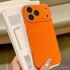 Fashion Lychee Leather Texture Silicone Case for iPhone 17 Air 16 15 14 Plus 13 12 Pro Max Glass Camera Lens Protect Matte Cover