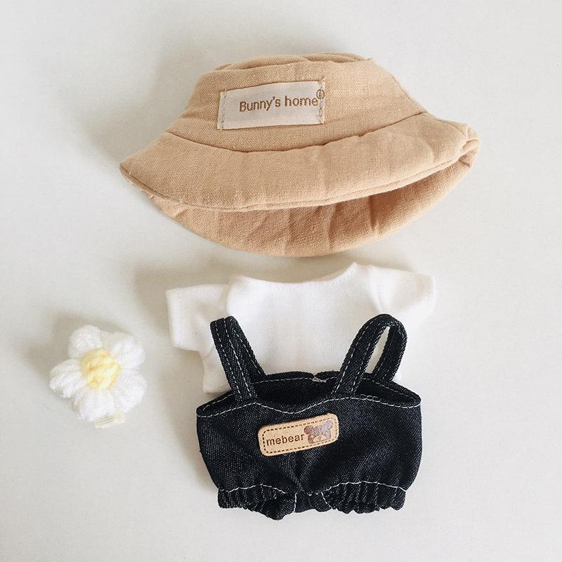 בגדי בובת קטיפה ויניל חמודה 17 ס"מ קופסה עיוורת - תליון LaBuBu שמלת אביזרים