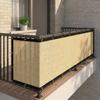 Dust-proof Balcony Fence Privacy Shade Screen Thickened Windscreen Mesh Cover  Car Shed Awning