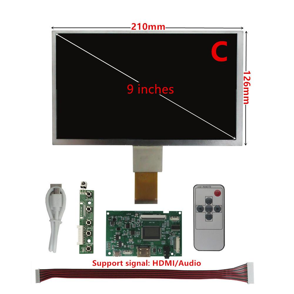 9palcový HD LCD displej HDMI kompatibilní řídicí deska pro přenosné displeje Raspberry Pi PC notebooků mini počítačů
