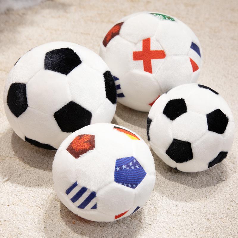 Cross-border World Cup Football Plush Toy: Creative Spherical Doll Gift for Kids and Home Décor