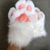 Kawaii Cartoon Cosplay Costume Gloves Furry Fursuit Kigurumi Plush Cat Paw Gloves Thicken Squeaky Kig Cosplay Props Party Gifts