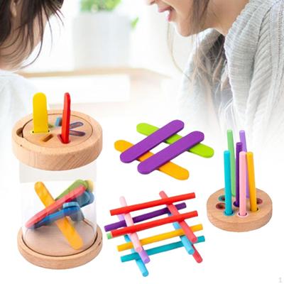 Wooden Learning Color Sorting Toy Classification Box Development Geometric Shape Matching
