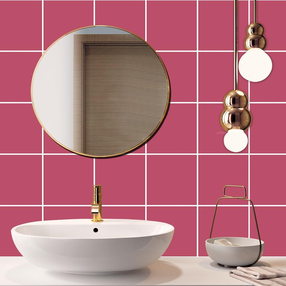 10ks Jednobarevná samolepka s diamantovými černými dlaždicemi Kuchyňský backsplash Olejotěsná skříňka na odlupování a lepení Vodotěsné umělecké samolepky na zeď