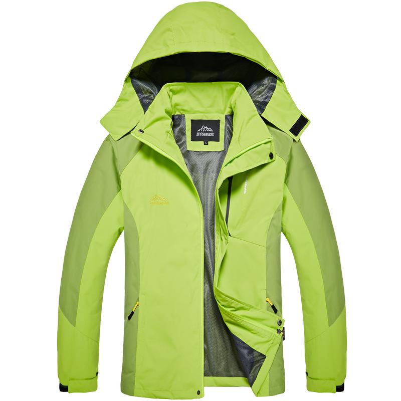 Jacket Men's Thin Spring and Autumn Single Layer Large Size Jacket Windproof and Waterproof Four Seasons Sports Travel Mountaineering Wear