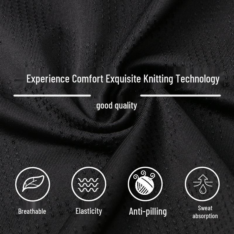 Men's Quick-Dry Three-Quarter Sleeve Basketball T-Shirt - Loose, European & American Style for Summer Outdoor Sports