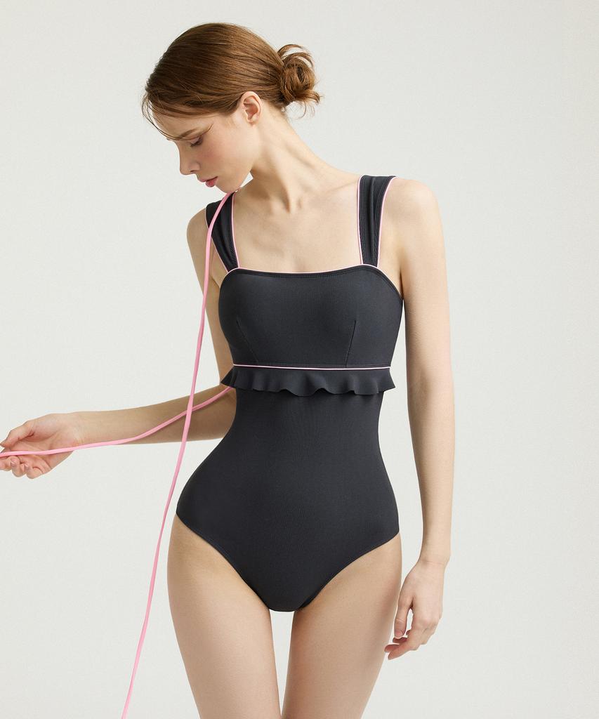 Ageunel Jewelry Monokini_Gray
