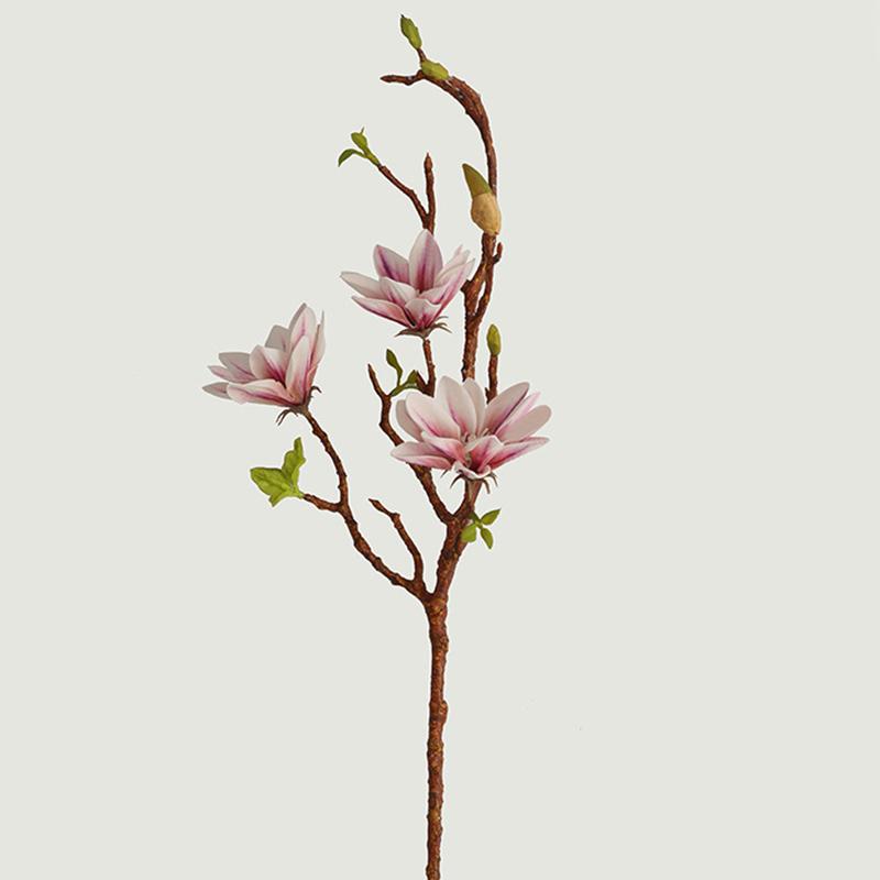1ks simulace květinových větví svatební girlanda EVA magnólie kytice svatební více možností k dispozici