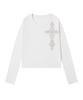 GRAVER [Unisex] New Cross U-Neck Long Sleeve_2 Colors