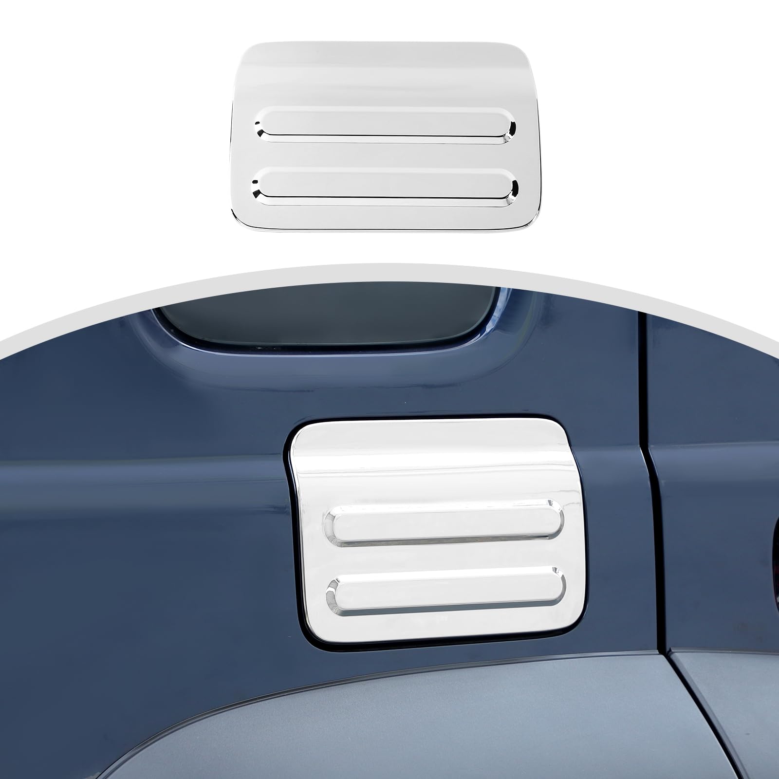 

ANTC Compatible with Suzuki Jimny 3D Fuel Filler Lid Exterior Fuel Tank Cap Genuine Exterior Easy Exterior Part JB64W/JB74W 4-Door Cover,