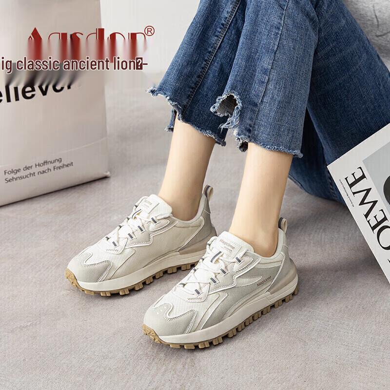 Agsdon Women s Waffle Casual Sports Shoes EU 40
