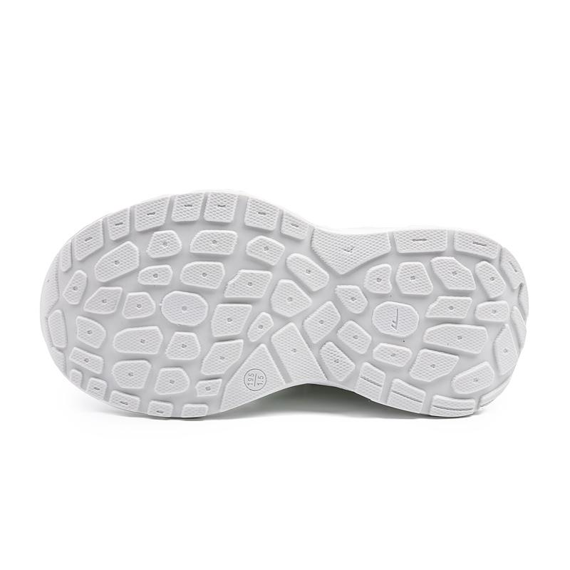 Warrior Synthetic Leather Fabric Versatile Comfortable Casual Sports Low-Top Running Shoes Kids Sneaker White WZ(CL)-0881