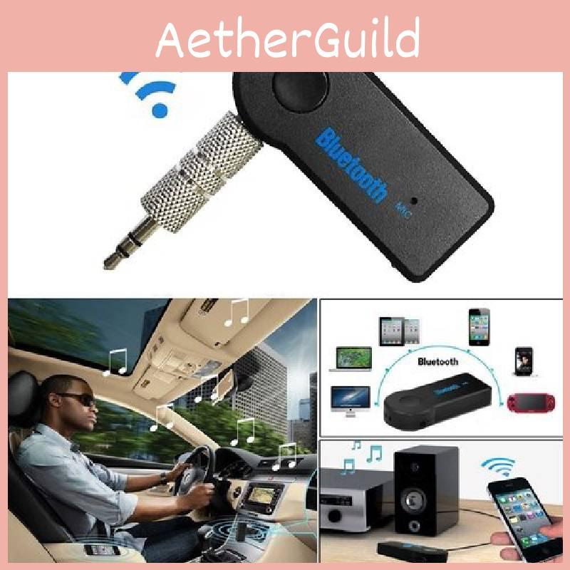 Auxiliary Bluetooth Receiver Wireless Adapter For Car Audio System