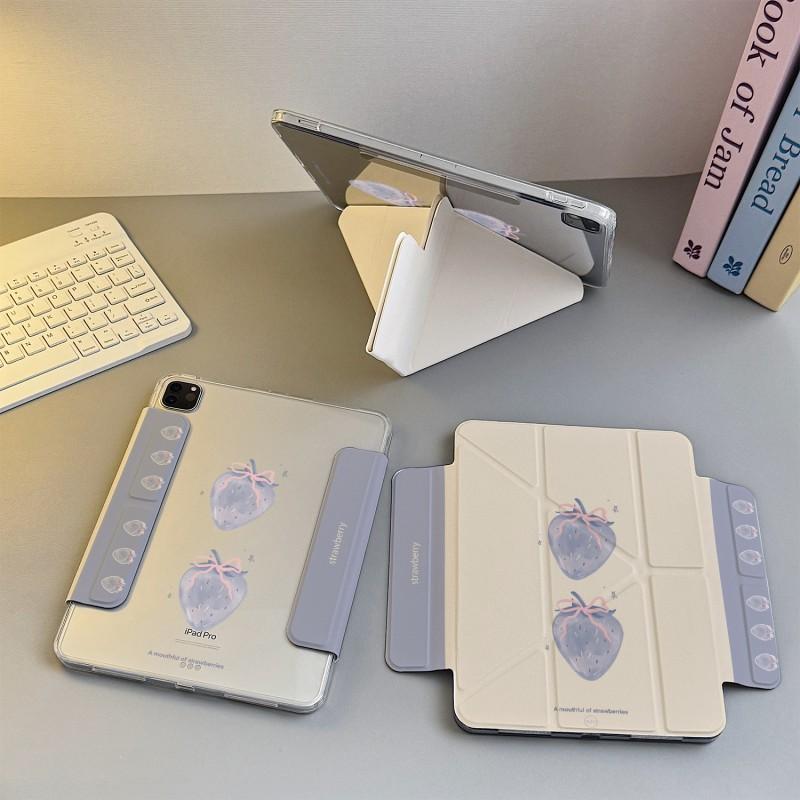 Magnetic Detachable IPad Case Air 7 Pro 11 Inch With Auto Sleep Wake Acrylic Full Cover Cartoon Design
