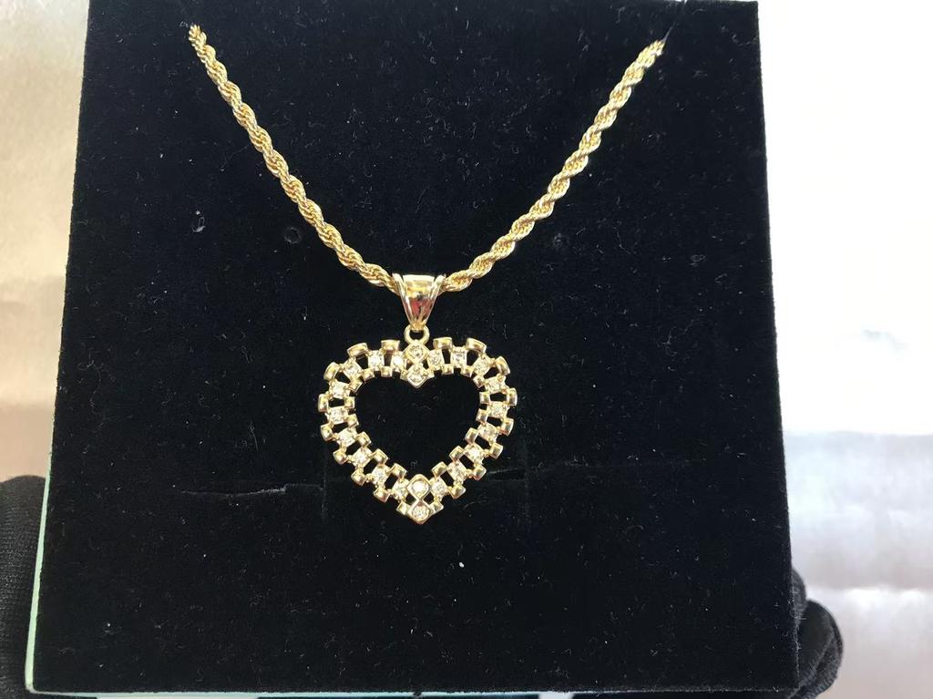 Stainless Name Pendant Steel Gold Plated Cartoon Classic Design Nugget Rollie Diamond Heart Frame Necklace for Women Men Jewelry