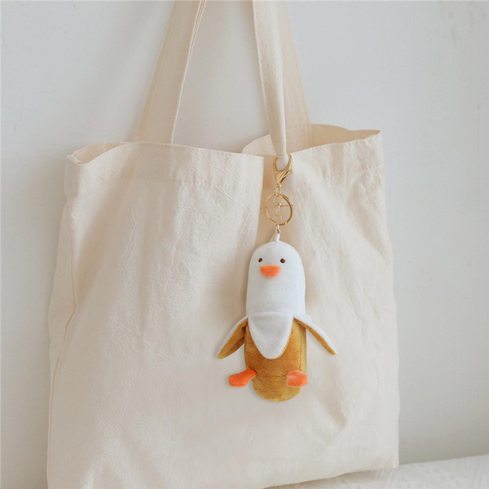 

Подвеска в виде плюшевой игрушки-банана, Интересная плюшевая игрушка, 1 шт., 3,9 дюйма One Size белый