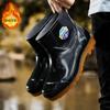 New rain shoes men's medium tube rain boots men's short tube water shoes outside the kitchen waterproof low tube piled thickened wear-resistant