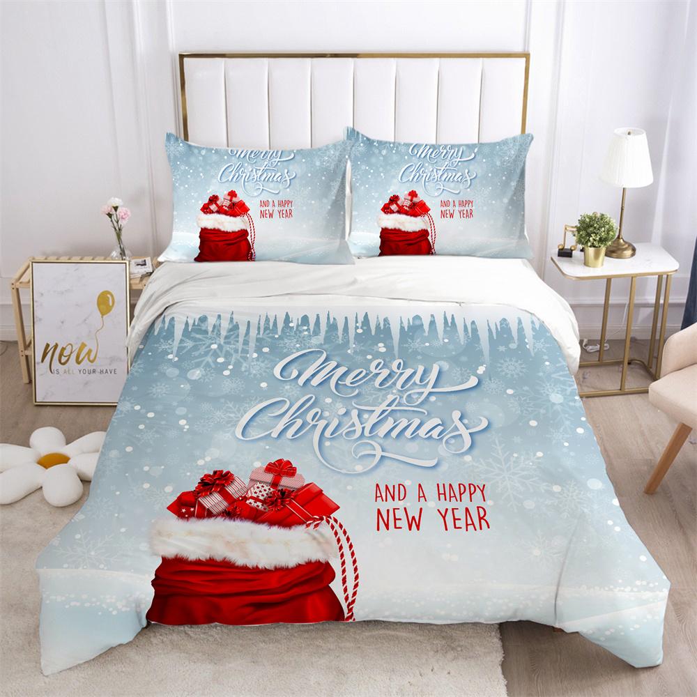 Duvet Cover Merry Christmas Home Bedspreads King Size Comforter Cover Lovely Bedding Suits Children Bedding Sets