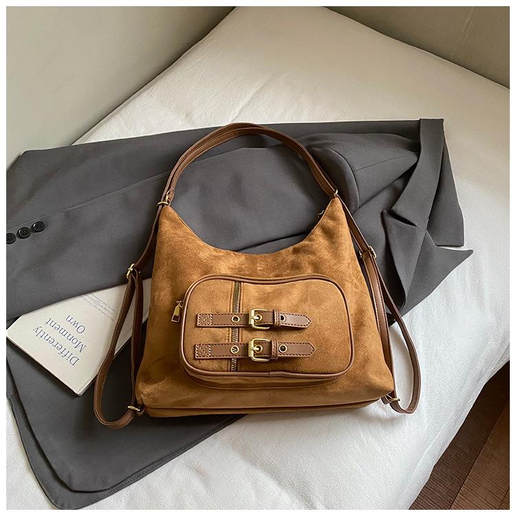 Leisure commuting large-capacity tote bag women's 2025 new Korean version of fashion trend backpack versatile messenger bag