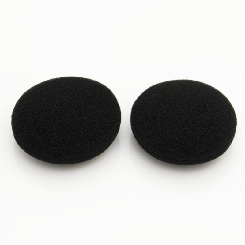 10 Pares/lote Redondo 35 40 45 50 55 60 65 mm Cubierta de Auriculares Reemplazo Esponja Almohadillas para Orejas Universal Almohadillas de Espuma Cojín de Espuma