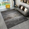 3D HD Wood Grain Retro Area Rug Large,Carpet Rug for Home Living Room Kids Bedroom Sofa Doormat Decor,Kitchen Non-slip Floor Mat