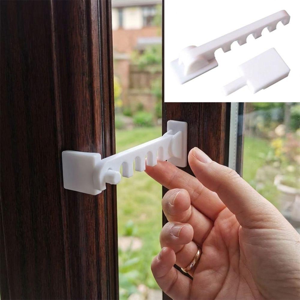5 Gears Door Window Windproof Hooks Anti-Collision Child Safety Window Lock  Baby Family