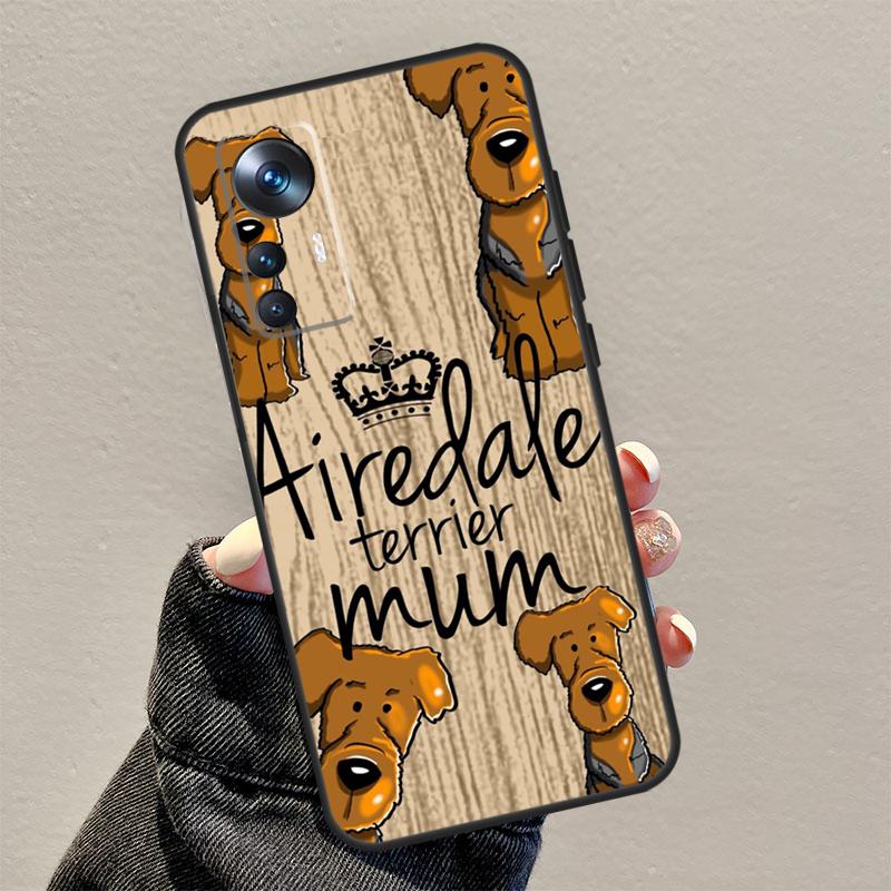 Airedale Terrier Dog Case For Xiaomi 14T 11T 12T 13T Pro 15 13 14 Ultra Cover For POCO F7 F5 F6 X3 X5 X6 X7 Pro