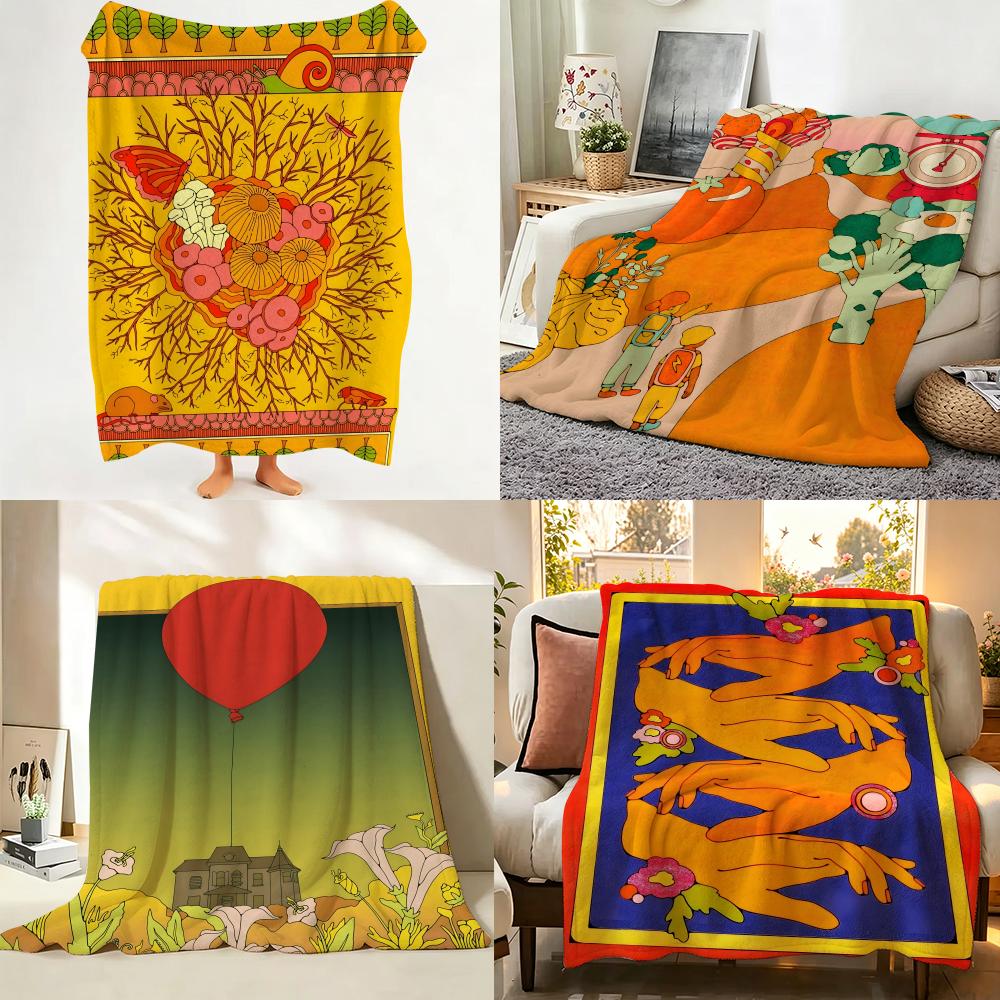 Illustrator K Kate Dehler Throw Flannel Throw Blanket Suitable for Sofa Living Room Bedroom