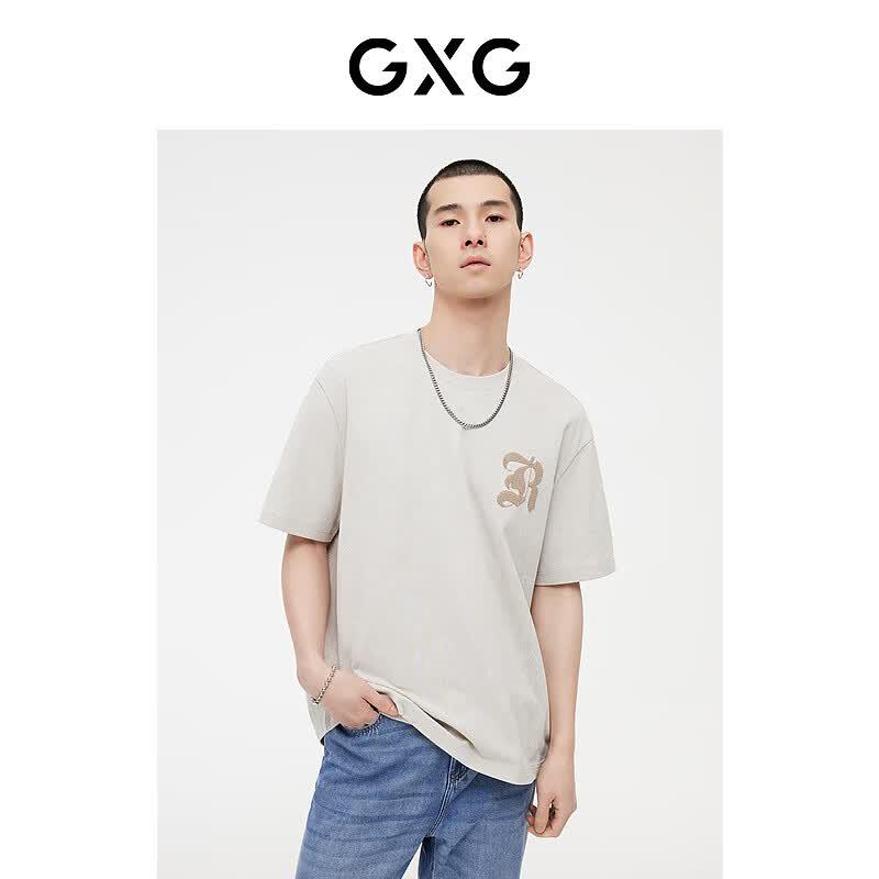 

GXG Men s Two-Tone Crew Neck Short Sleeve T-Shirt M