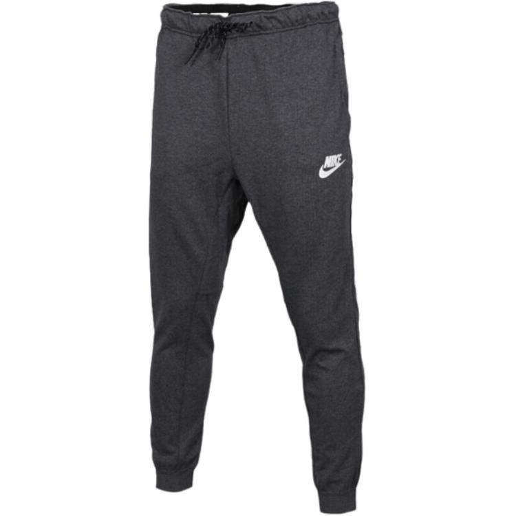 Мужские спортивные брюки Nike, теплые, дышащие, прочные, облегающего кроя, на шнуровке, вязаные, мужские брюки 861747-071 XL