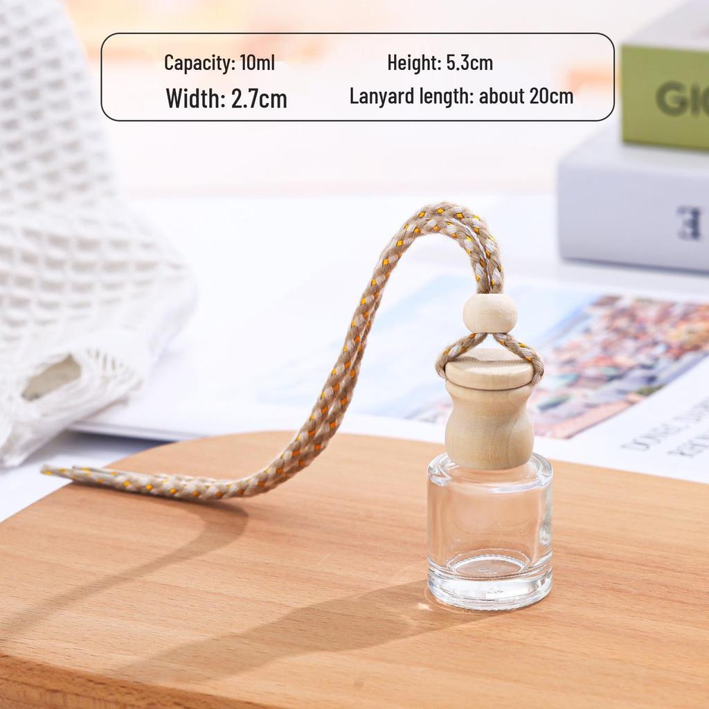 Creative Rope-Handle Glass Bottle Air Freshener and Flameless Diffuser