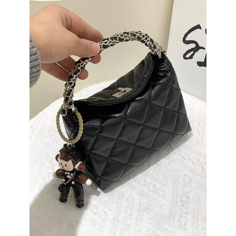 

Premium sense small fragrant wind rhombus portable box bag women 2025 new commuter fashion chain shoulder messenger bag