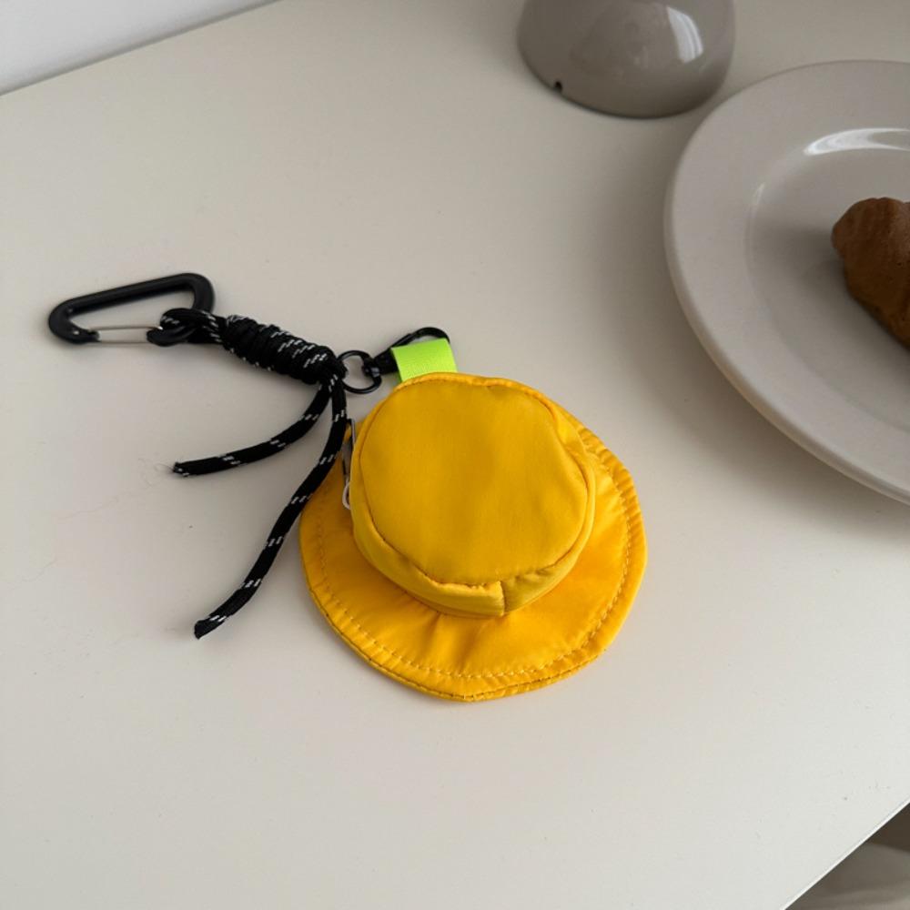 

Large Capacity Headphone Bag Zipper Coin Pocket Simple Money Bag Women Men жовтий