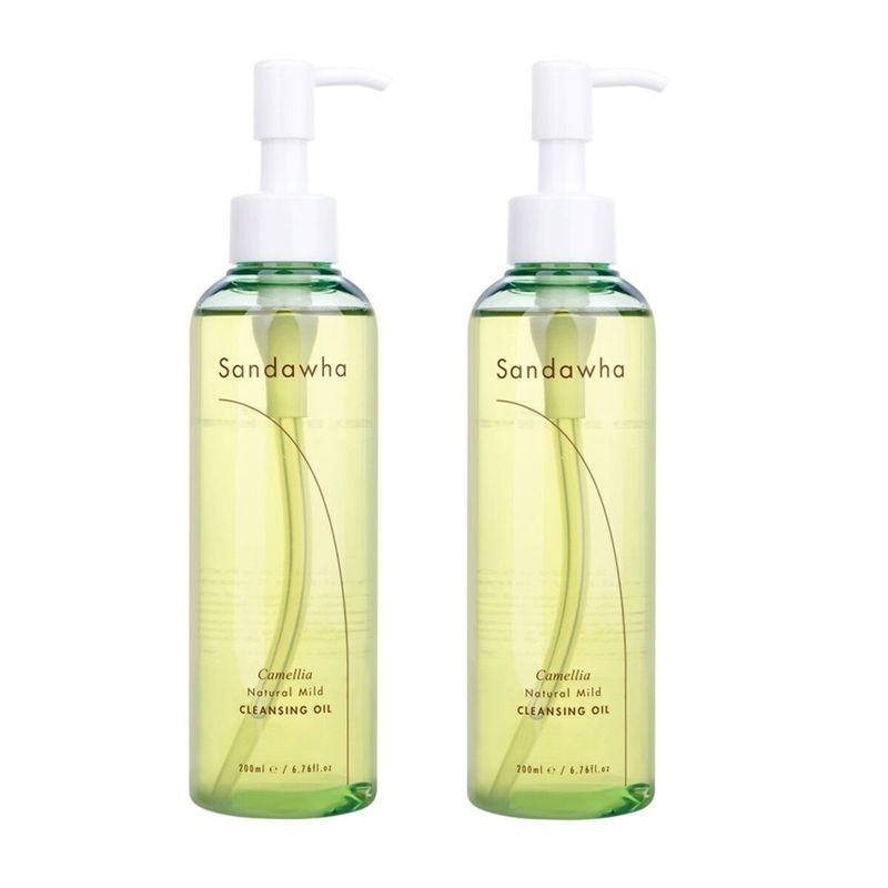 SANDAWHA Huile Nettoyante Naturelle Camélia 200ml x 2