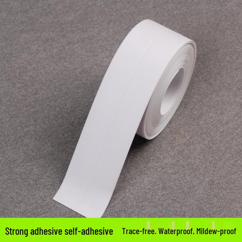 Waterproof Anti-Mold Stickers: Bathroom, Kitchen, Sink, Stovetop, and Toilet Self-Adhesive Grout and Oil-Proof Tape.