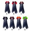 Halloween Theme Headband Day of The Dead Skull Flower Veil Hairband Cosplay Costume Headpiece Adult Festival Hair Decors