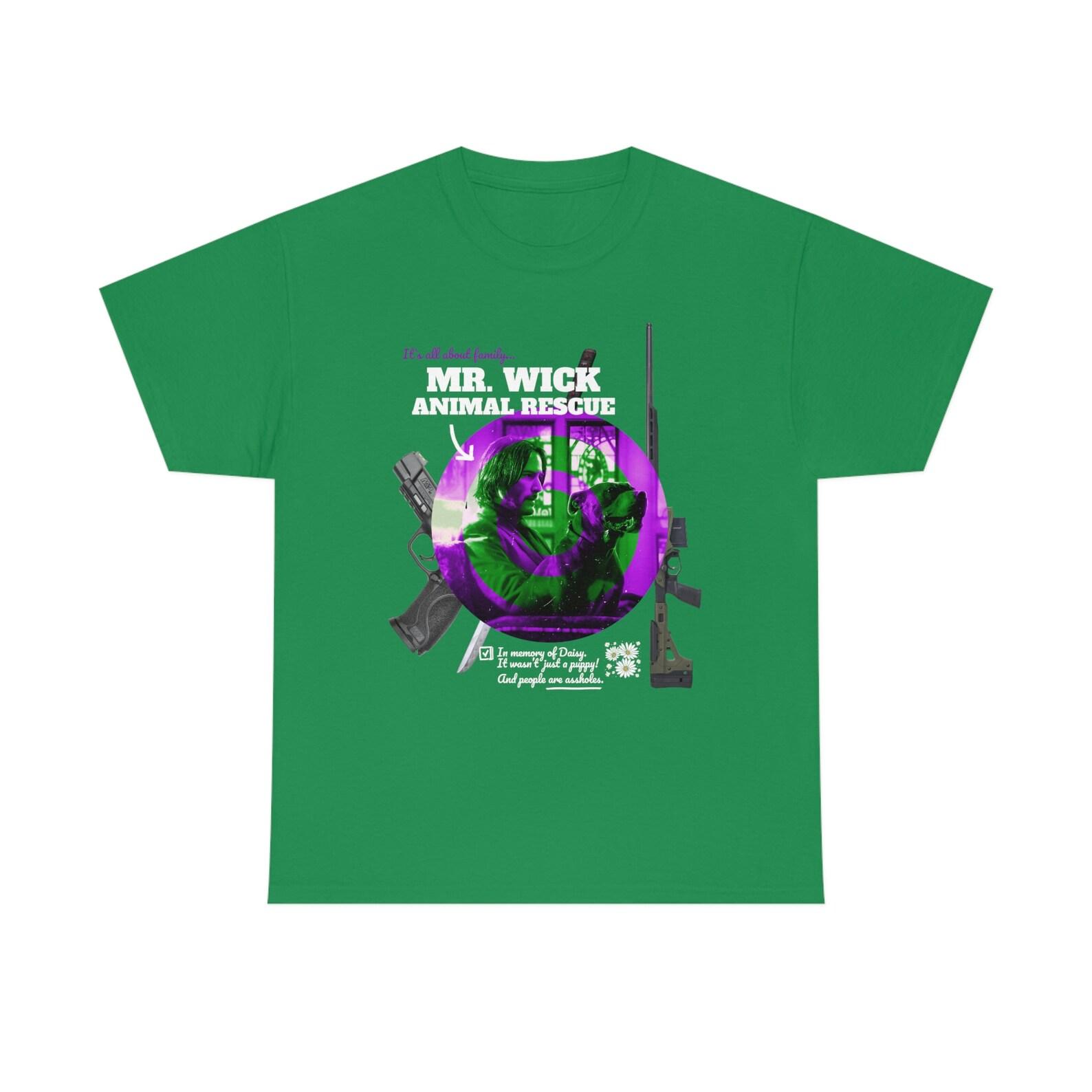 Mr. Wick Animal Rescue Gildan Unisex Heavy Cotton Tee 140