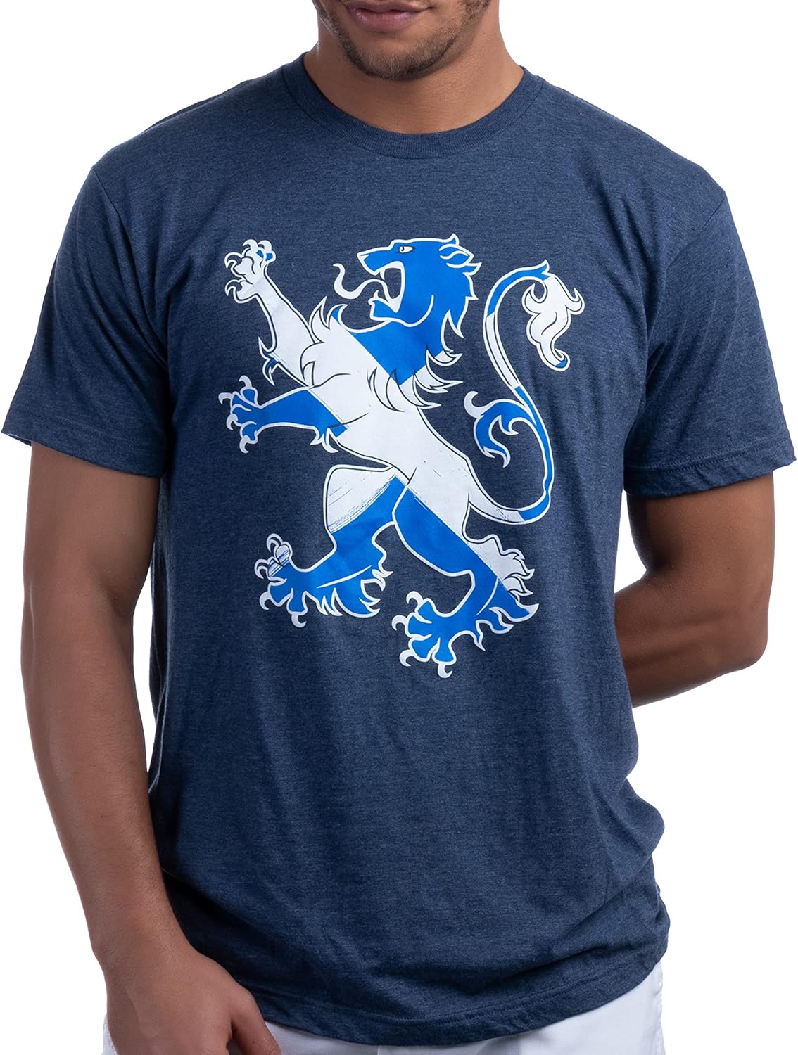 Scottish Lion Rampant | Scotland Saltire Gaelic Tee Shirt, Highlands Pride T-Shirt for Men Women S разноцветный