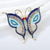 Fashion Multi-Color Rhinestone Butterfly Brooches For Women Clothing Coat Jewelry Accessories Gift