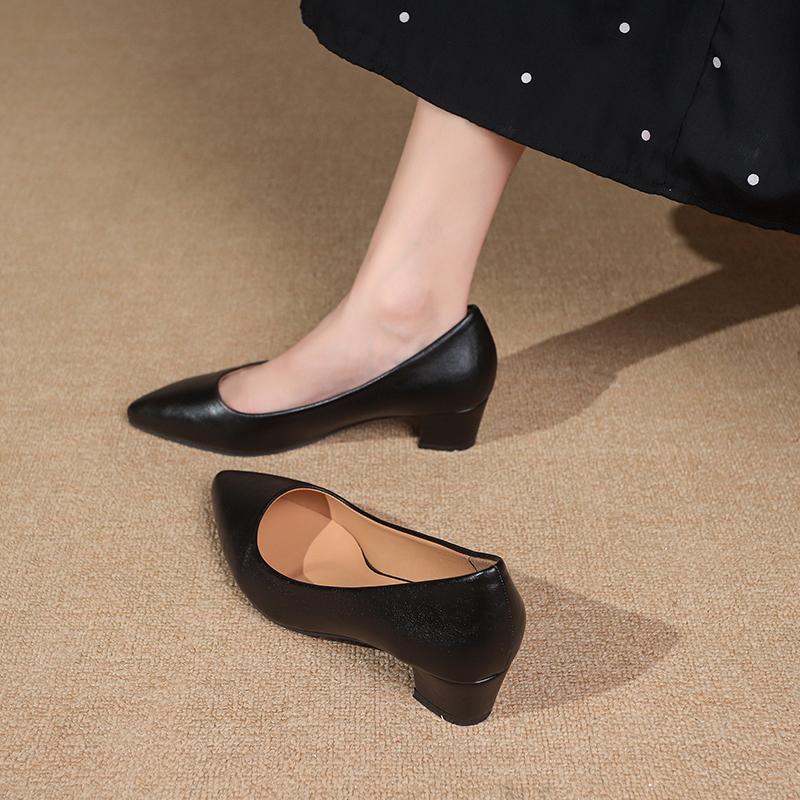 Female Pumps Nude Shallow Mouth Women Shoes Fashion Office Work Wedding Party Shoes Ladies Low Heel Shoes Woman Autumnss