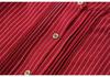 2026 Spring Plus Size Women's Striped Cardigan, Long Sleeve, Round Neck, Slimming Shirt for Fat Girls, Style 668