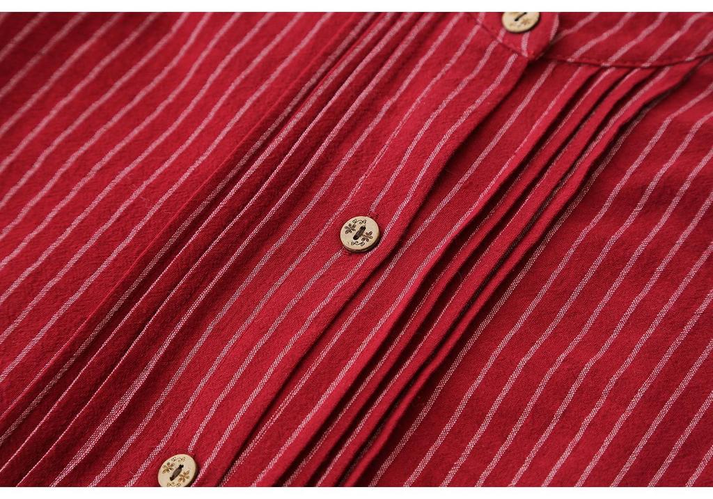 2026 Spring Plus Size Women's Striped Cardigan, Long Sleeve, Round Neck, Slimming Shirt for Fat Girls, Style 668