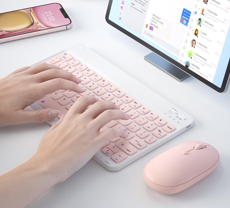 BOW HANGSHI X19 Universal Bluetooth Keyboard for Tablets & Phones