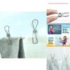 Versatile And Reliable 20x Stainless Steel Clothes Pegs With Unique Arc Design For Easy Handling And Storage